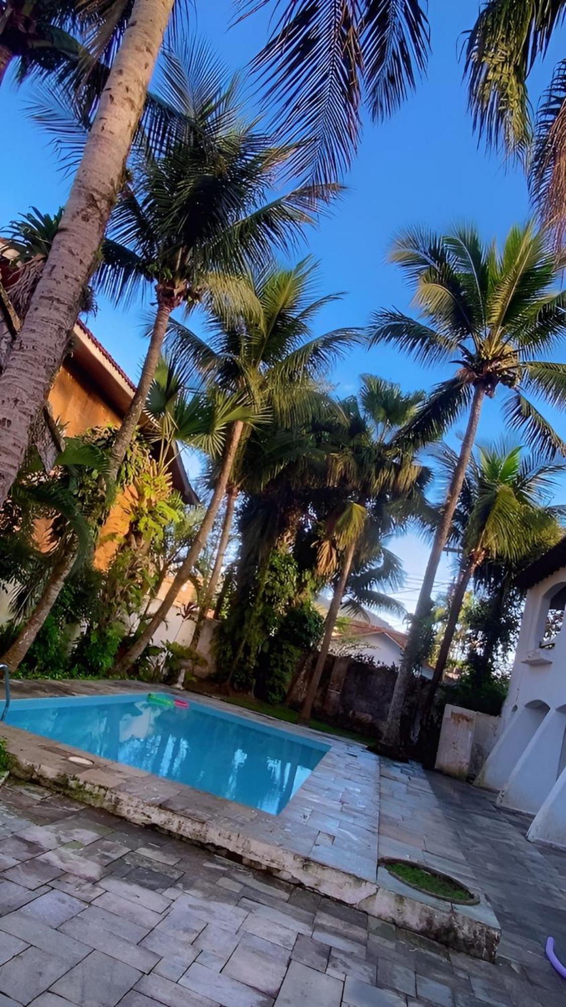 Villa Casarao No Guaruja Com Piscina Exterior foto
