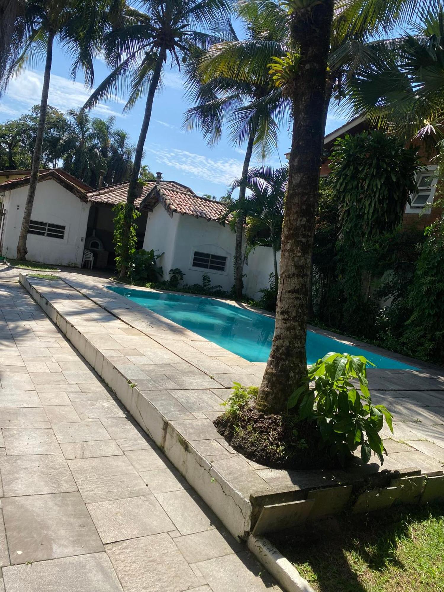 Villa Casarao No Guaruja Com Piscina Exterior foto